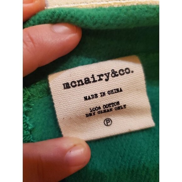 Mcnairy & Co Duffel Hoodie Mens M Kelly Green Zippered Pockets NWT MSRP $224 - Picture 5 of 13